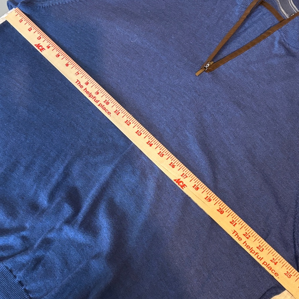 Byford London 100% Merino Wool Zip up‎ Sweater - Picture 4 of 6